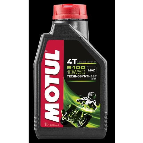 5100 10W50 1 litr  MOTUL Syntetický olej pro všechny čtyřtaktní motocykly
