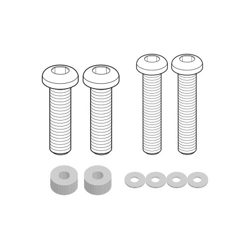 D6114KIT pro Kymco Agility 300-350 R16 (19-25) montážní sada pro plexi 6114DT
