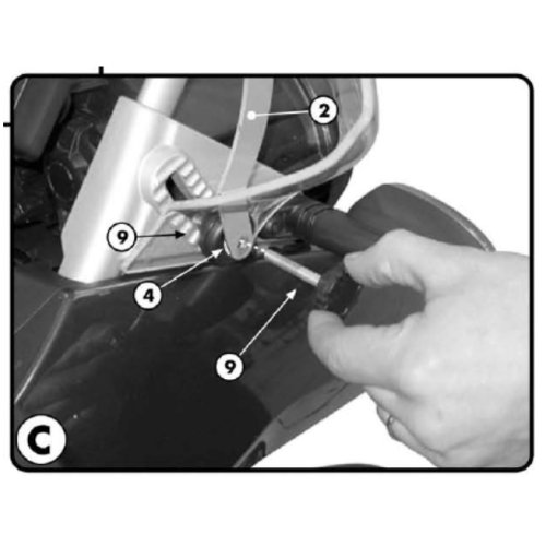 D330KIT pro BMW R 1200 GS (04-12) montážní sada pro plexi 330DT