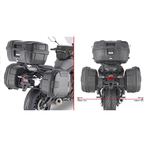 PL2148 trubkový nosič Yamaha Tracer 7 (20-24) pro boční kufry
