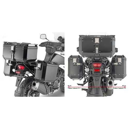 PLO3118CAM trubkový nosič bočních kufrů PL ONE-FIT pro Suzuki V-Strom 1050/XT/SE (20-24), DE (23)