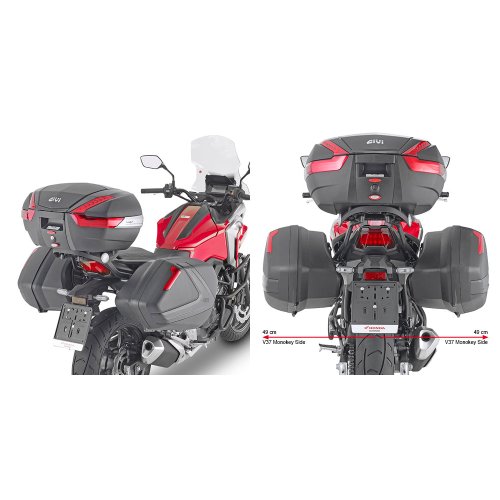PLX1192 trubkový nosič Honda NC 750 X (21-24) pro boční kufry - jen kufry V 35 nebo V 37