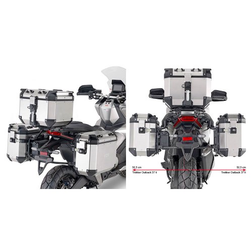 PLO1188CAM trubkový nosič bočních kufrů PL ONE-FIT pro Honda X-ADV 750 (21-25)