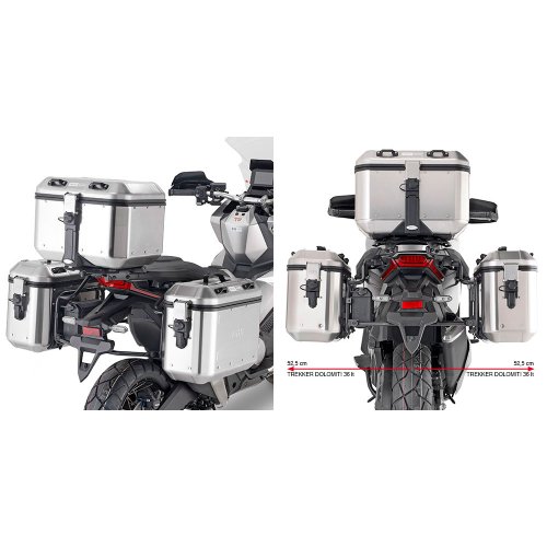 PLO1188MK trubkový nosič bočních kufrů PL ONE-FIT pro Honda X-ADV 750 (21-25)