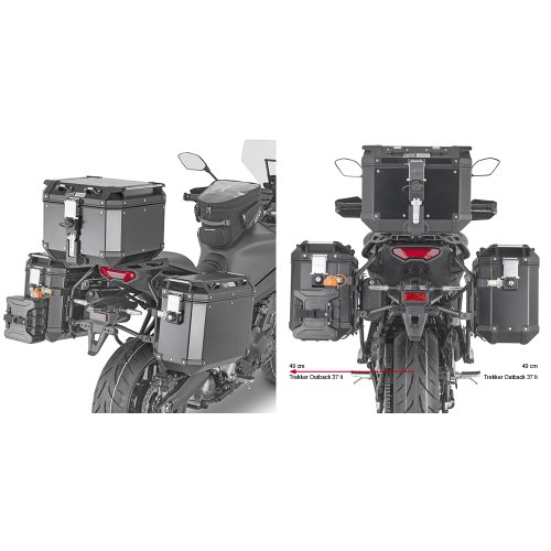 PLO2159CAM trubkový nosič bočních kufrů PL ONE-FIT pro Yamaha Tracer 9 (21-24)