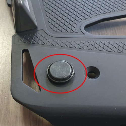 Z9571R gumový doraz do plotny, 4 ks (pro plotny M8, M9)