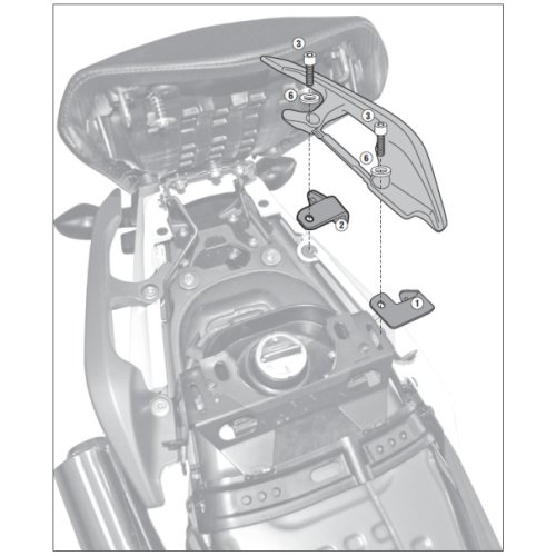1192KIT sada pro montáž PLO1192MK, PLO1192CAM nebo PLX1192 bez 1192FZ pro Honda NC 750 X (21-25)