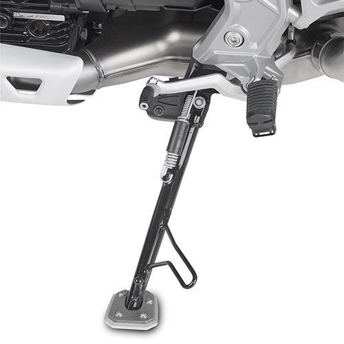 ES8711 rozšíření bočního stojánku Benelli TRK 502 X (20-24), stříbné hliníkové