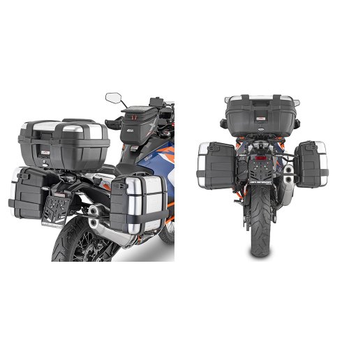 PLO7713MK trubkový nosič PL ONE-FIT pro KTM S. Adv. 1290 R/S (21-24) pro boční kufry MONOKEY