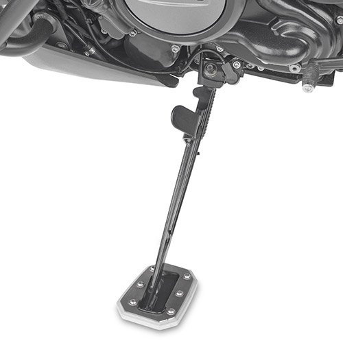 ES8400 rozšíření bočního stojánku Harley Davidson Pan America 1250 (21-24), stříbné hliníkové
