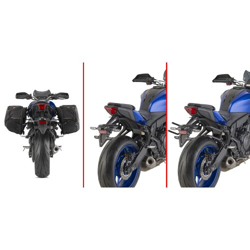 TR2157 trubkový rychlosundávací držák brašen pro Yamaha MT-07 700 (18-26), systém REMOVE-X