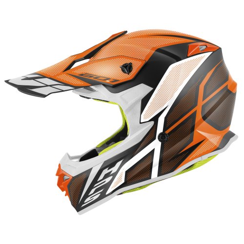 Přilba GIVI 60.1F Invert integrální crossová  černo-oranžová (NVEB)