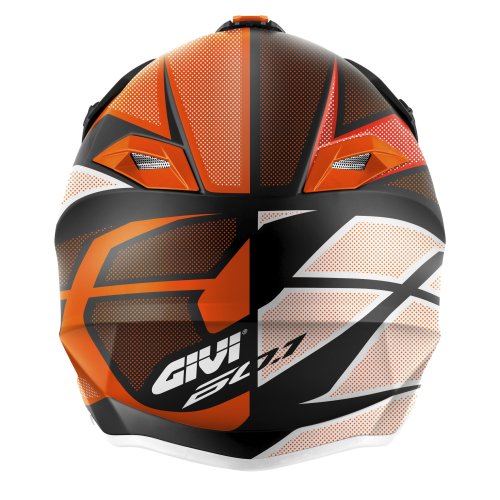 Přilba GIVI 60.1F Invert integrální crossová  černo-oranžová (NVEB)