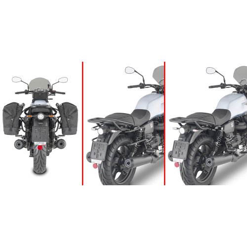 TR8206 trubkový rychlosundávací držák brašen pro Moto Guzzi V7 850 Stone (21-24), systém REMOVE-X