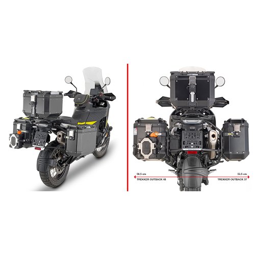 PLO9430CAM trubkový nosič PL ONE-FIT pro KTM Adventure 790/790R (19-20) pro boční kufry OBKN