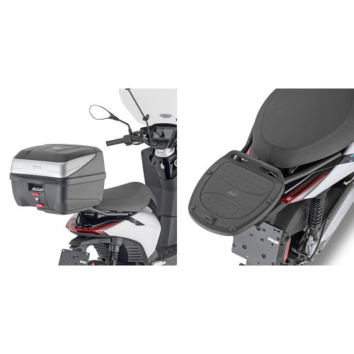 SR5618 special rack Piaggio 1 (21-23) pro Monolock, použijte plotnu z kufru