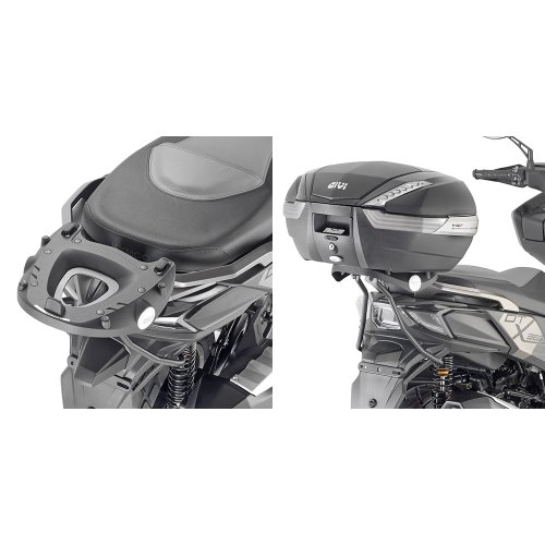 SR6117 special rack Kymco DTX 360 125-300-350 (21-24) pro kufry Monokey nebo Monokey, bez plotny