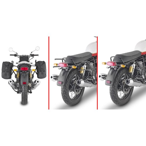 TR9055 trubkový rychlosundávací držák brašen pro Royal Enfield Scram 411 (22-24), REMOVE-X