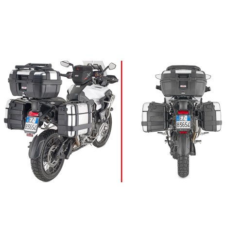 PLO6423MK trubkový nosič PL ONE-FIT pro Triumph Tiger 1200 GT Explorer (22-24) pro boční kufry GIVI