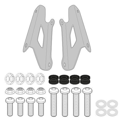 A7068A montážní sada SYM Joyride 300 (22-25) pro plexi 7056DT