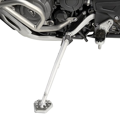 ES6423 rozšíření bočního stojánku Triumph Tiger 1200 Rally Pro/Rally Explorer (22-24), stříbné