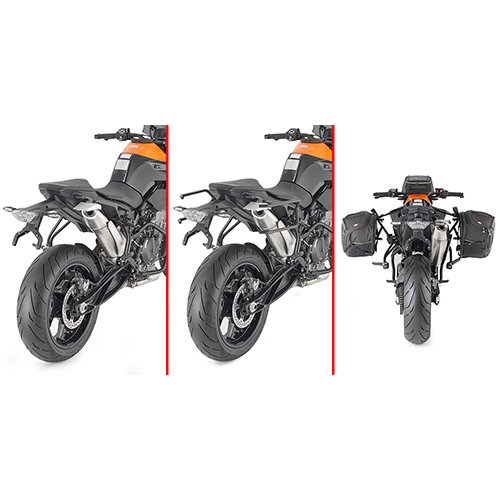 TR7708 trubkový rychlosundávací držák brašen pro KTM Duke 890 R (21-23), systém REMOVE-X