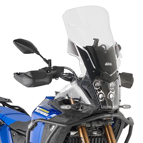 D2165S plexi kouřové Yamaha Ténéré 700 World Raid (22-24), vxš400x430 mm, o 105 mm vyšší než orig.