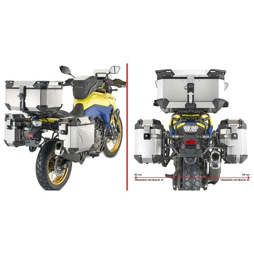 PLOS3125CAM trubkový nosič bočních kufrů OBKEVSxxx s výřezem na pro Suzuki V-Strom 800 DE/SE (23-25)