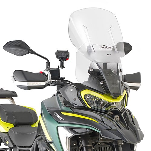 AF8717 plexi čiré Benelli TRK 702/702 X (23-24), výškově nastavitelné v rozsahu 120 mm