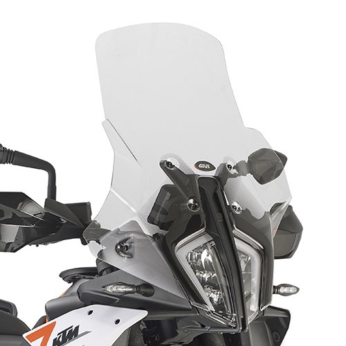 D7716ST plexi čiré KTM Adventure 790/890 a 890 SMT (23-24), vxš385x510 mm