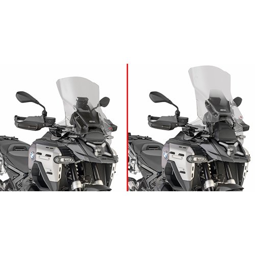 D5143ST plexi čiré BMW R 1300 GS (24-26), vxš510x445mm, lze montovat s radarem