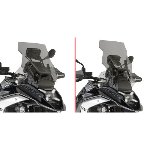 D5143S plexi kouřové BMW R 1300 GS (24), vxš430x385 mm, lze montovat s radarem