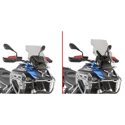 D5143S plexi kouřové BMW R 1300 GS (24-26), vxš430x385 mm, lze montovat s radarem