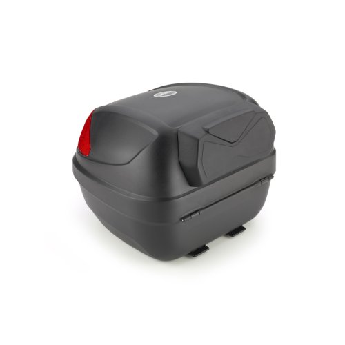 E300NT2B TECH kufr GIVI černý, stříbrné plexi, nové zavírání (Monolock s plotnou), objem 30 ltr.