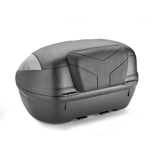 E455N Simply IV kufr GIVI černý (Monolock s vlastní plotnou), červené odrazky, objem 45 litrů