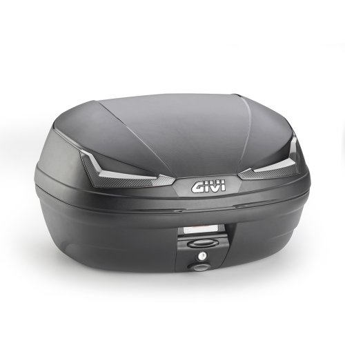E455NT SIMPLY IV kufr GIVI černý (Monolock s vlastní plotnou), čiré odrazky, objem 45 litrů