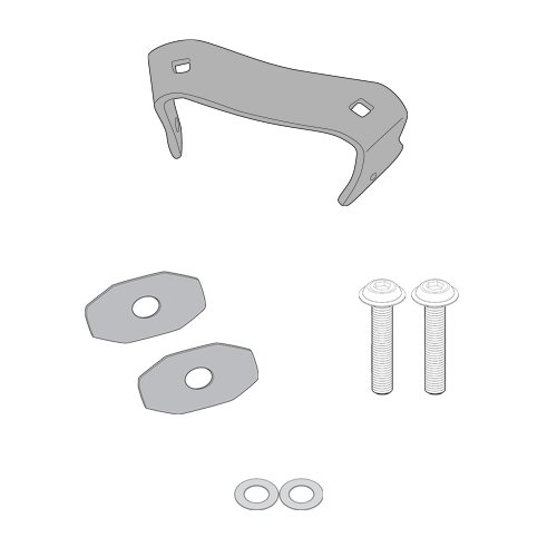 5145KIT sada pro samostatnou montáž nosiče PLO5145MK/CAM/PLOS5145CAM pro BMW 900 GS (24-25)
