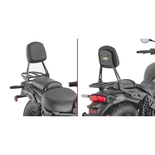 TS4134C custom opěrka Kawasaki Eliminator 500 (24), černá matná