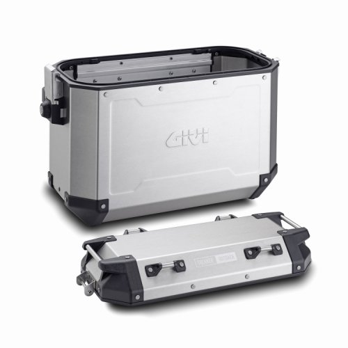OBKE37BPACK2 pravý + levý kufr GIVI Trekker Outback EVO černý hliníkový (Monokey boční), objem 2x37