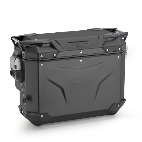 OBKEVS33BR černý pravý kufr GIVI Trekker Outback EVO SMART hliníkový (boční), bez zámku, 33 l.