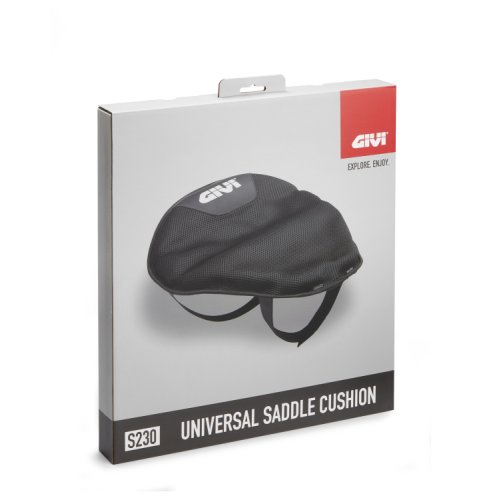 S230 GIVI změkčující vzduchový podsedák na sedlo motorky (395x360x40 mm), 2 popruhy