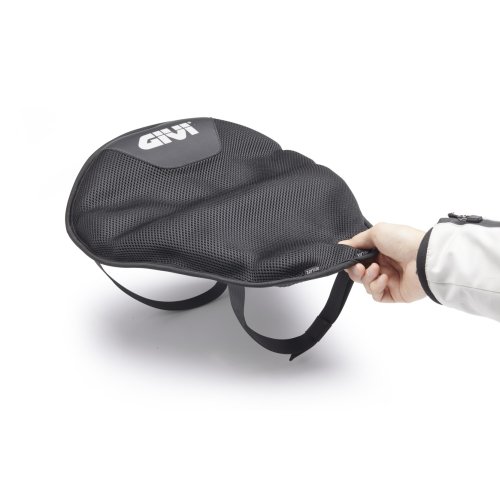 S230 GIVI změkčující vzduchový podsedák na sedlo motorky (395x360x40 mm), 2 popruhy