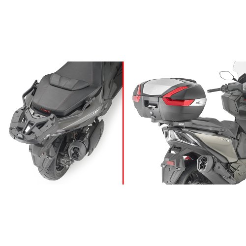 SR6122 special rack Kymco AK 550 PREMIUM (23-24) pro kufry Monokey nebo Monokey, bez plotny