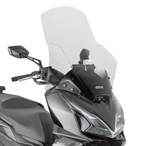 6126DT plexi čiré Kymco Downtown 350 GT (24), vxš785x590 mm, použij sadu D6126KIT
