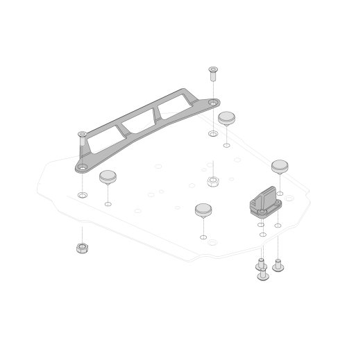 adapter pro Givi Monolock na steel-rack