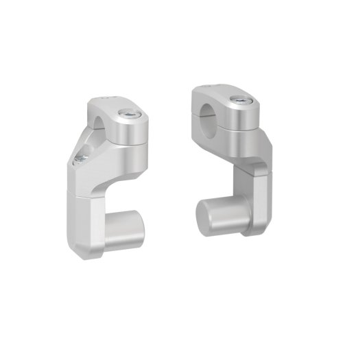 zvýšení řídítek + 50-60 mm Vario pro 28 mm řídítka -stříbrné