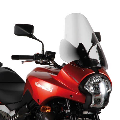 D405ST plexi čiré Kawasaki Versys (06-09), vxš 460x445 mm, o 180 mm vyšší než originál