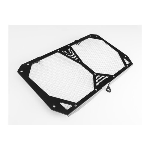 Radiator guard Black/silver. Kawasaki Versys 1000 (12-18).