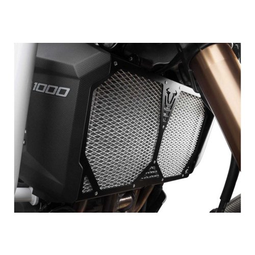 Radiator guard Black/silver. Kawasaki Versys 1000 (12-18).