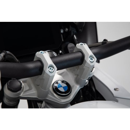 zvýšení řídítek+40 mm  BMW R1200GS (12-18), R1250GS /Adv.(18-). stříbrné